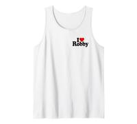 I Love Heart Robby Robert ROB Name ON A TEE Tank Top
