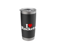 I Love Heart Rockets Stainless Steel Insulated Tumbler