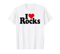 I Love Heart Rocks Geologist Rock Collector T-Shirt