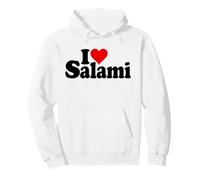 I LOVE HEART SALAMI CURED MEATS SAUSAGE Pullover Hoodie