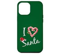 I Love Heart Santa Candy Cane Funny Christmas Xmas Favorite Case for iPhone 12 Pro Max