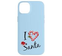 I Love Heart Santa Candy Cane Funny Christmas Xmas Favorite Case for iPhone 14 Plus