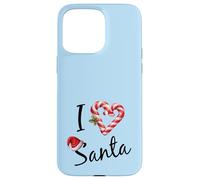 I Love Heart Santa Candy Cane Funny Christmas Xmas Favorite Case for iPhone 15 Pro Max