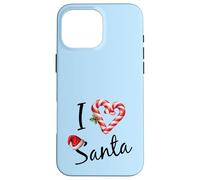 I Love Heart Santa Candy Cane Funny Christmas Xmas Favorite Case for iPhone 16 Pro Max