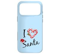 I Love Heart Santa Candy Cane Funny Christmas Xmas Favorite Case for iPhone 17 Pro Max