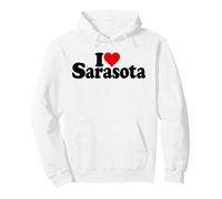 I LOVE HEART SARASOTA FLORIDA Pullover Hoodie