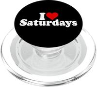 I LOVE HEART SATURDAYS PopSockets PopGrip for MagSafe