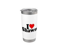 I Love Heart Shawn Stainless Steel Insulated Tumbler