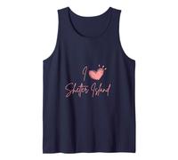 I Love Heart Shelter Island New York Travel Vacation Tank Top