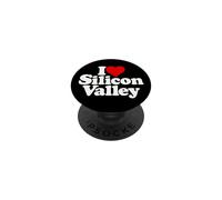 I LOVE HEART SILICON VALLEY SV CALIFORNIA PopSockets Adhesive PopGrip