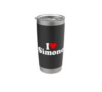 I Love Heart Simone Stainless Steel Insulated Tumbler