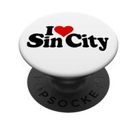 I LOVE HEART SIN CITY LAS VEGAS BABY PopSockets Adhesive PopGrip