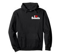 I LOVE HEART SOMALIA AND SOMALI CULTURE Pullover Hoodie