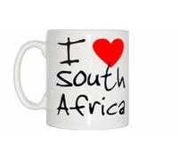 I Love Heart South Africa Mug