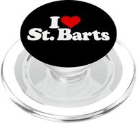 I LOVE HEART ST. BARTS SAINT BARTH SAINT BARTHELEMY PopSockets PopGrip for MagSafe