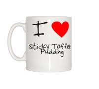 I Love Heart Sticky Toffee Pudding Mug