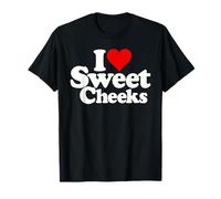 I Love Heart, Sweet Cheeks, Buns, Rear T-Shirt