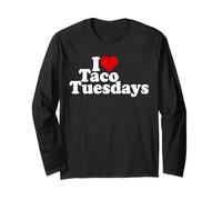 I Love Heart Taco Tuesdays Long Sleeve T-Shirt