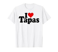 I Love Heart Tapas Spanish Cuisine T-Shirt