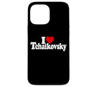 I LOVE HEART TCHAIKOVSKY PYOTR RUSSIAN COMPOSER Case for iPhone 13 Pro Max