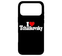 I LOVE HEART TCHAIKOVSKY PYOTR RUSSIAN COMPOSER Case for iPhone 17 Pro Max