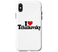 I LOVE HEART TCHAIKOVSKY PYOTR RUSSIAN COMPOSER Case for iPhone X/XS