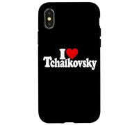 I LOVE HEART TCHAIKOVSKY PYOTR RUSSIAN COMPOSER Case for iPhone X/XS