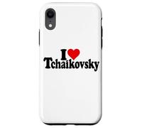 I LOVE HEART TCHAIKOVSKY PYOTR RUSSIAN COMPOSER Case for iPhone XR