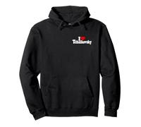 I LOVE HEART TCHAIKOVSKY PYOTR RUSSIAN COMPOSER Pullover Hoodie