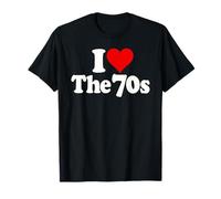 I LOVE HEART THE 70s 1970s DECADE T-Shirt