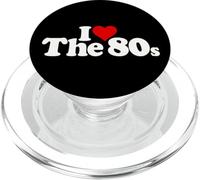 I LOVE HEART THE 80s 1980s DECADE PopSockets PopGrip for MagSafe