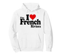 I LOVE HEART THE FRENCH RIVIERA COTE D'AZUR NICE MONACO Pullover Hoodie