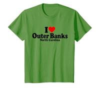 I LOVE HEART THE OUTER BANKS NORTH CAROLINA OBX T-Shirt