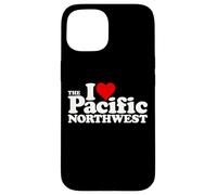 I LOVE HEART THE PACIFIC NORTHWEST PNW Case for iPhone 15