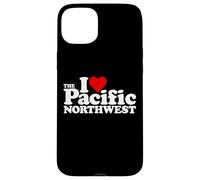 I LOVE HEART THE PACIFIC NORTHWEST PNW Case for iPhone 15 Plus