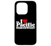 I LOVE HEART THE PACIFIC NORTHWEST PNW Case for iPhone 15 Pro