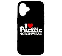 I LOVE HEART THE PACIFIC NORTHWEST PNW Case for iPhone 16