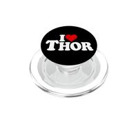 I LOVE HEART THOR NAME ON A TEE PopSockets PopGrip for MagSafe