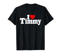 I Love Heart Timmy Tim Timothy Name ON A TEE (White Text) T-Shirt
