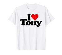 I Love Heart Tony Anthony Value Graphic T-Shirt