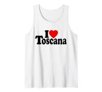 I LOVE HEART TOSCANA ITALIA TUSCANY ITALY Tank Top
