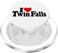 I LOVE HEART TWIN FALLS IDAHO PopSockets PopGrip for MagSafe