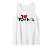 I Love Heart Twin Falls Idaho Tank Top