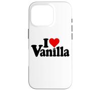 I LOVE HEART VANILLA Case for iPhone 16 Pro