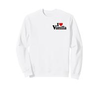 I LOVE HEART VANILLA Sweatshirt