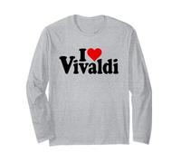I Love Heart Vivaldi Antonio Composer Long Sleeve T-Shirt