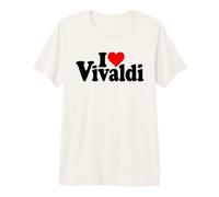 I Love Heart Vivaldi Antonio Composer Premium T-Shirt