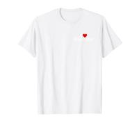 I Love Heart Worcester Massachusetts England (White Text) T-Shirt