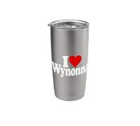 I Love Heart Wynonna Name ON A TEE Stainless Steel Insulated Tumbler