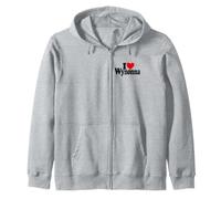 I LOVE HEART WYNONNA NAME ON A TEE Zip Hoodie